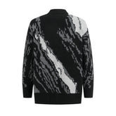 Hearujoy New Contrast Color Pullover Winter Sweaters for Men and Women Vintage Patchwork Loose Casual Sueter Oversized Fall Clothes